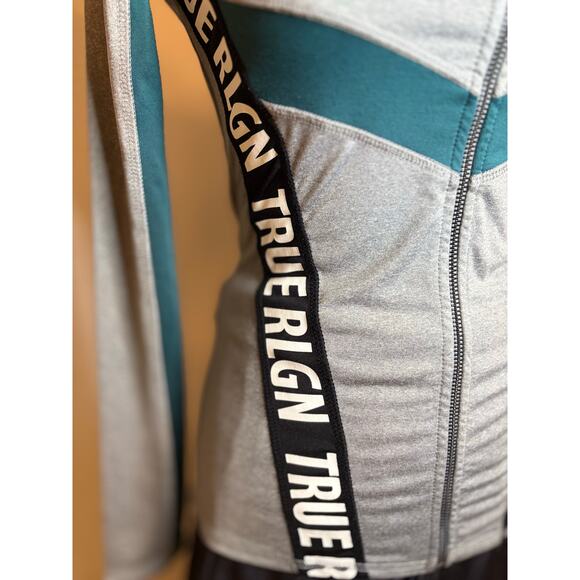 TRUE RELIGION Full Zip High Neck Athletic Jacket - Picture 2 of 6